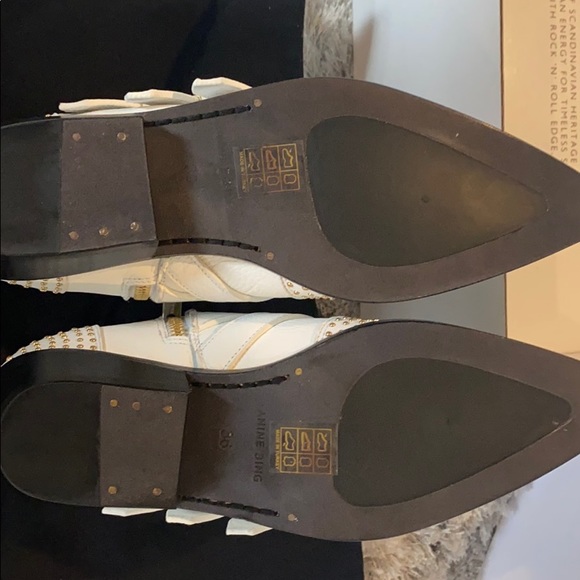 NEW IN BOX! Anine bing penny white boots. Never worn - Picture 10 of 14